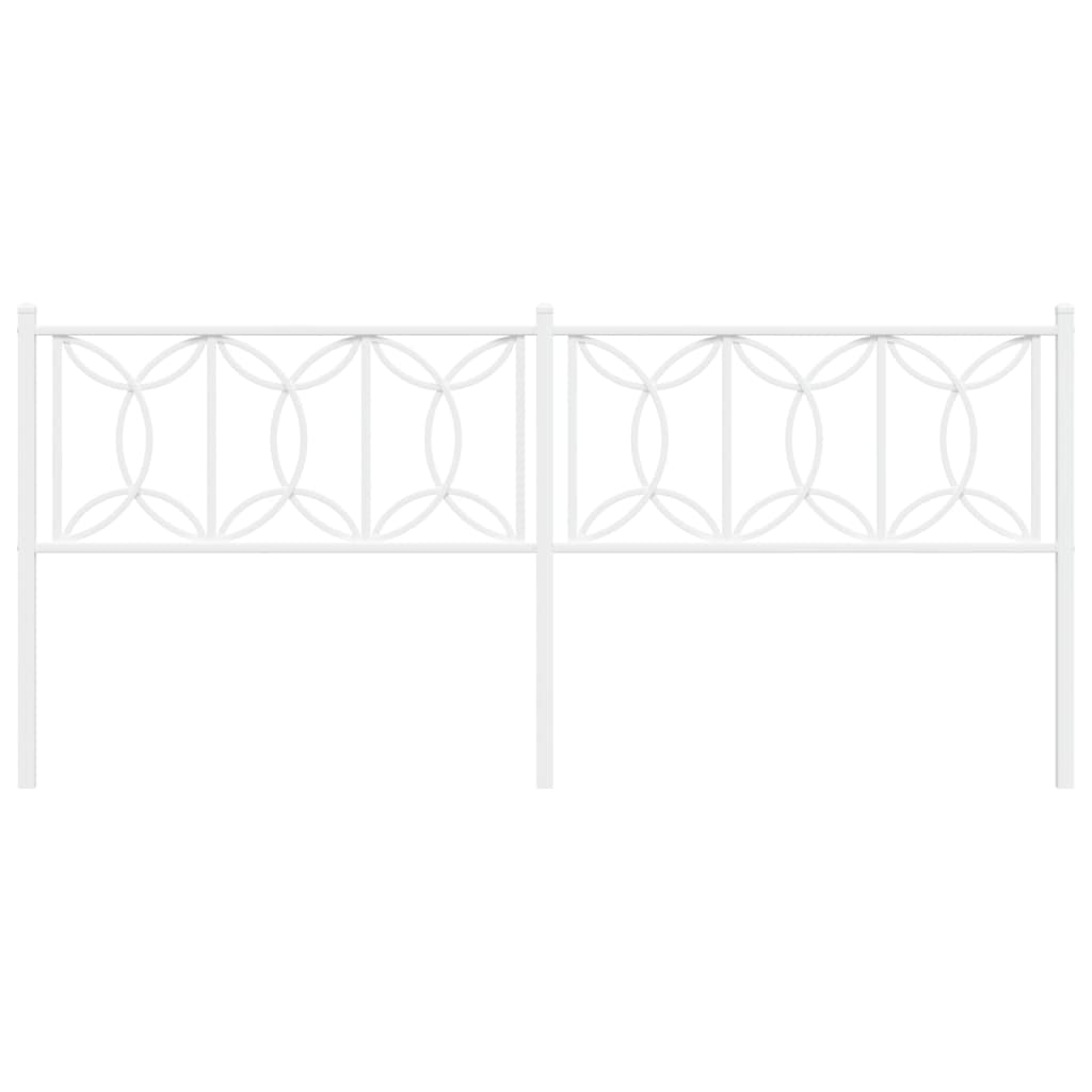 Metal Replace Headboard White 200 cm