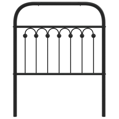 Metal Replace Headboard Black 75 cm