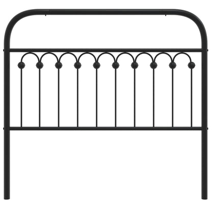Metal Replace Headboard Black 107 cm