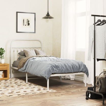 Metal Replace Headboard White 90 cm