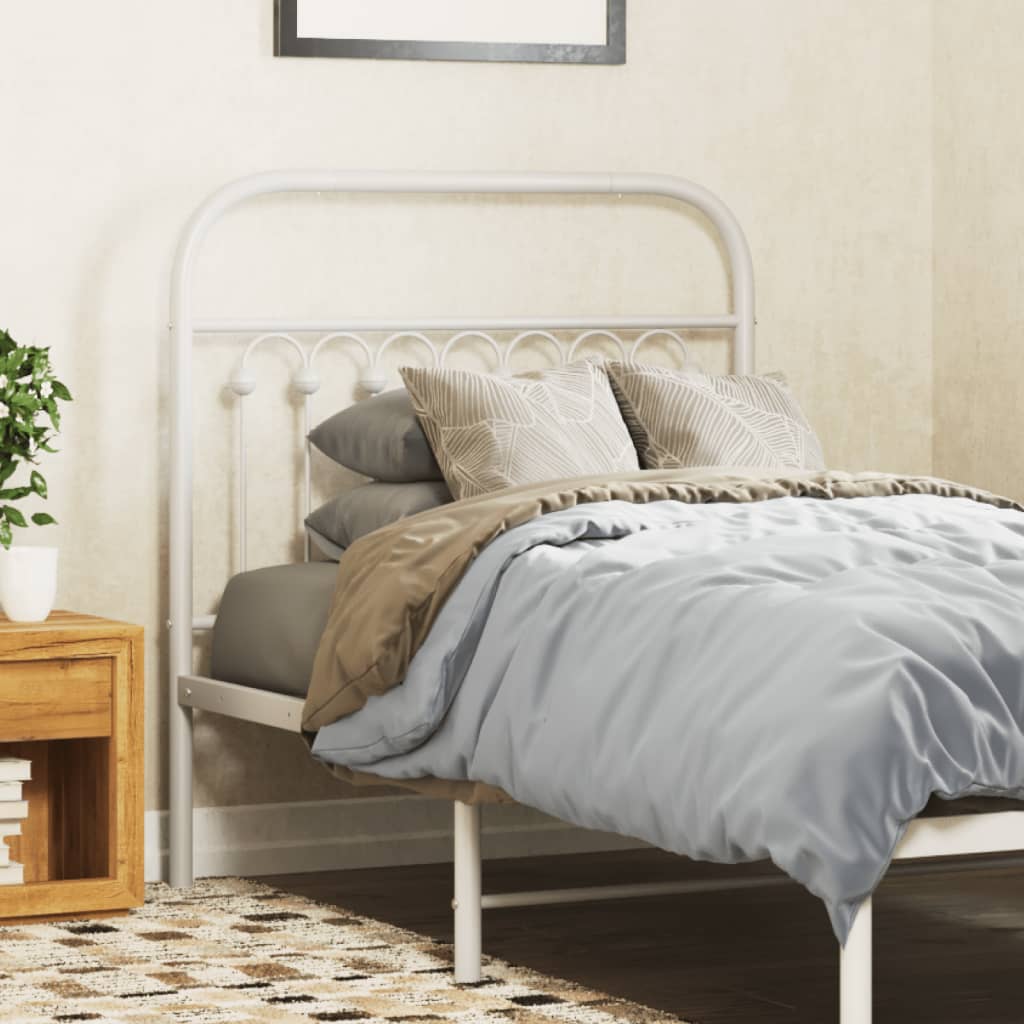 Metal Replace Headboard White 90 cm