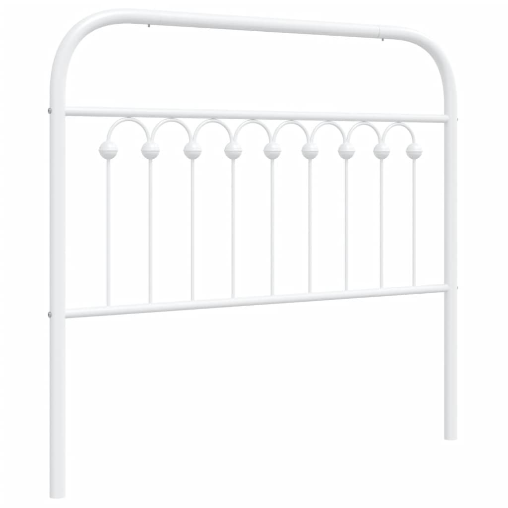 Metal Replace Headboard White 100 cm
