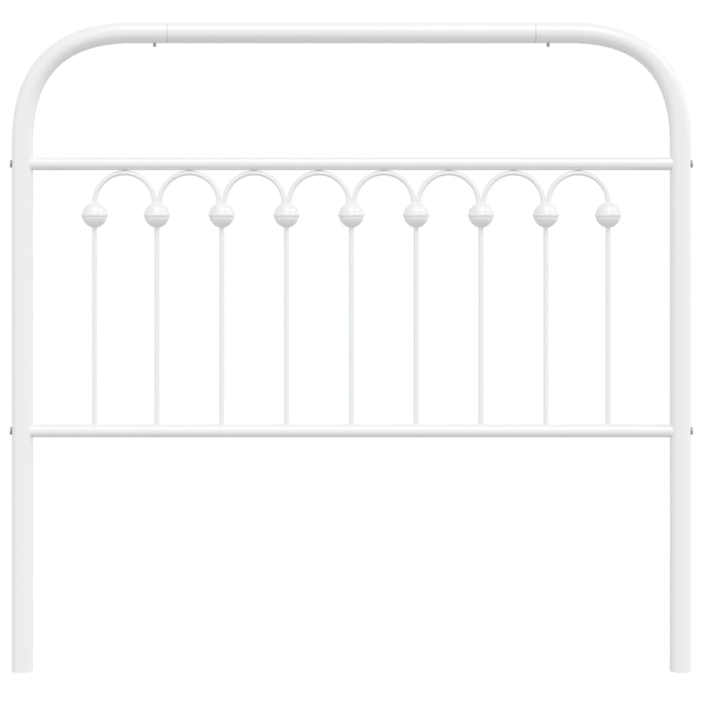 Metal Replace Headboard White 100 cm
