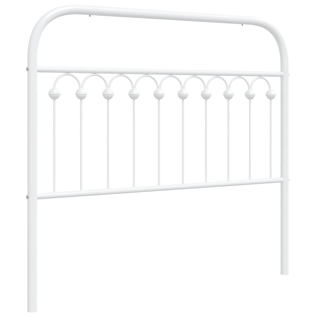 Metal Replace Headboard White 107 cm