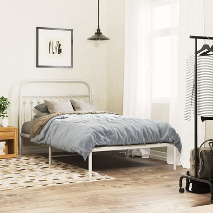 Metal Replace Headboard White 107 cm
