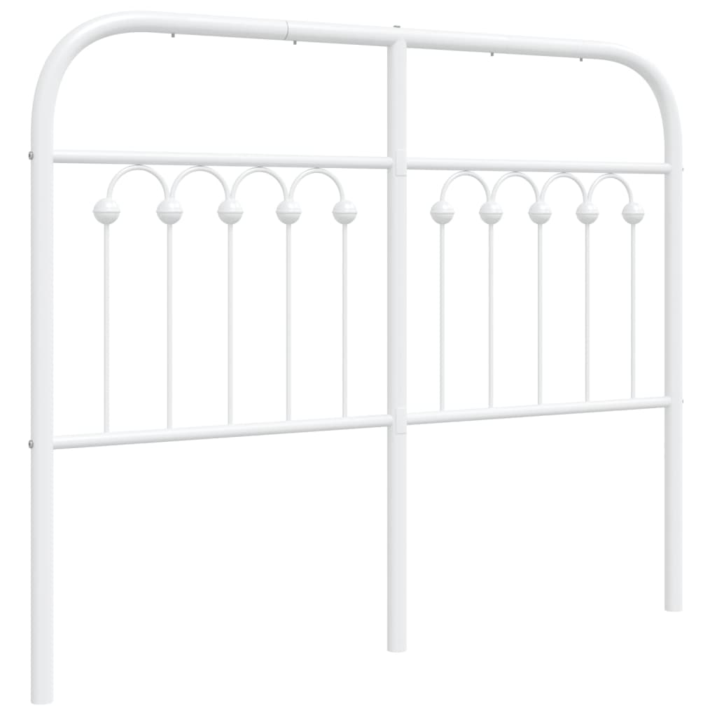 Metal Replace Headboard White 120 cm
