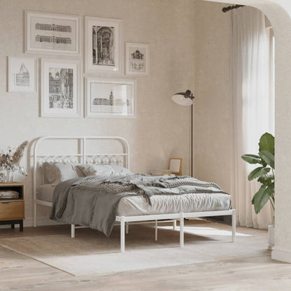 Metal Replace Headboard White 120 cm