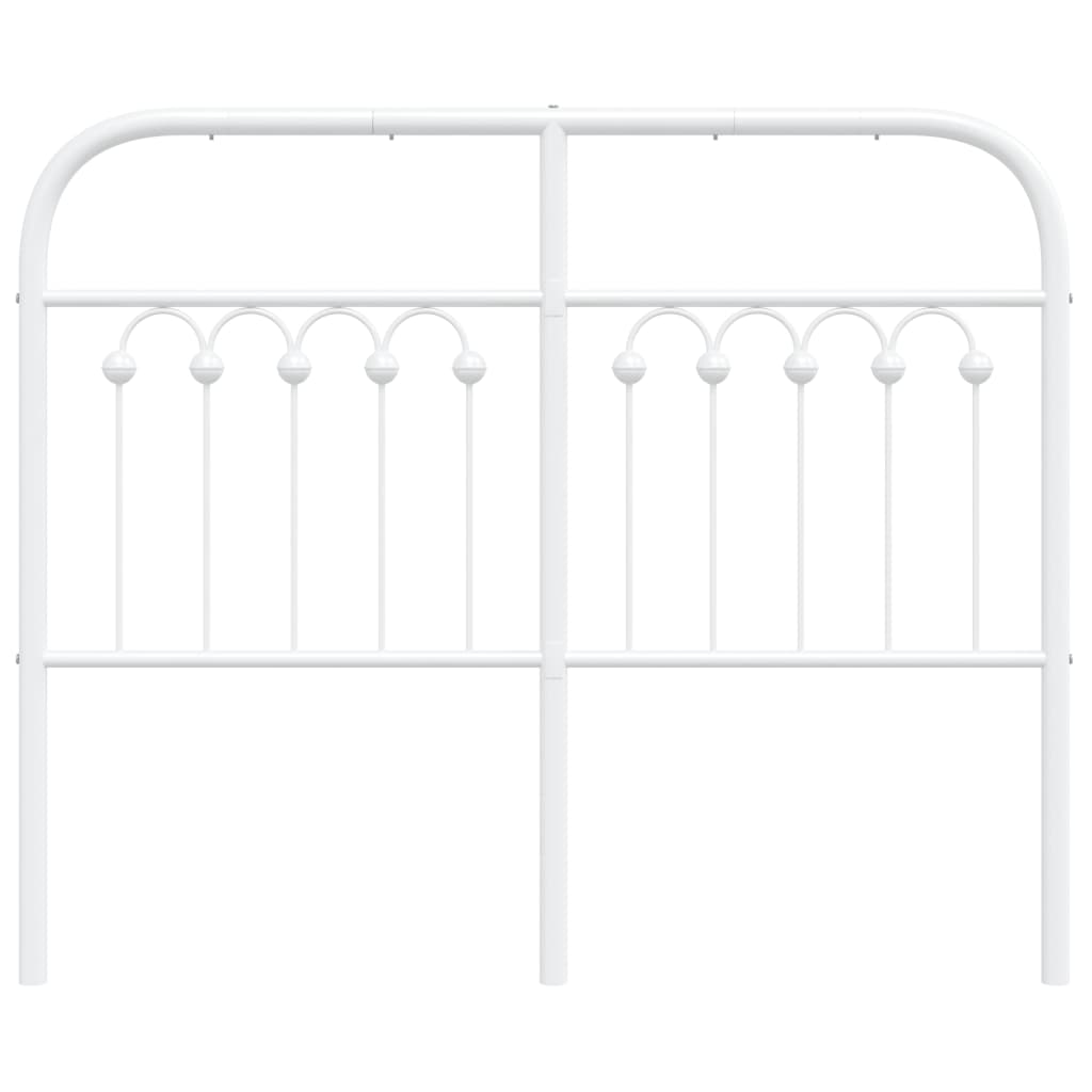Metal Replace Headboard White 120 cm
