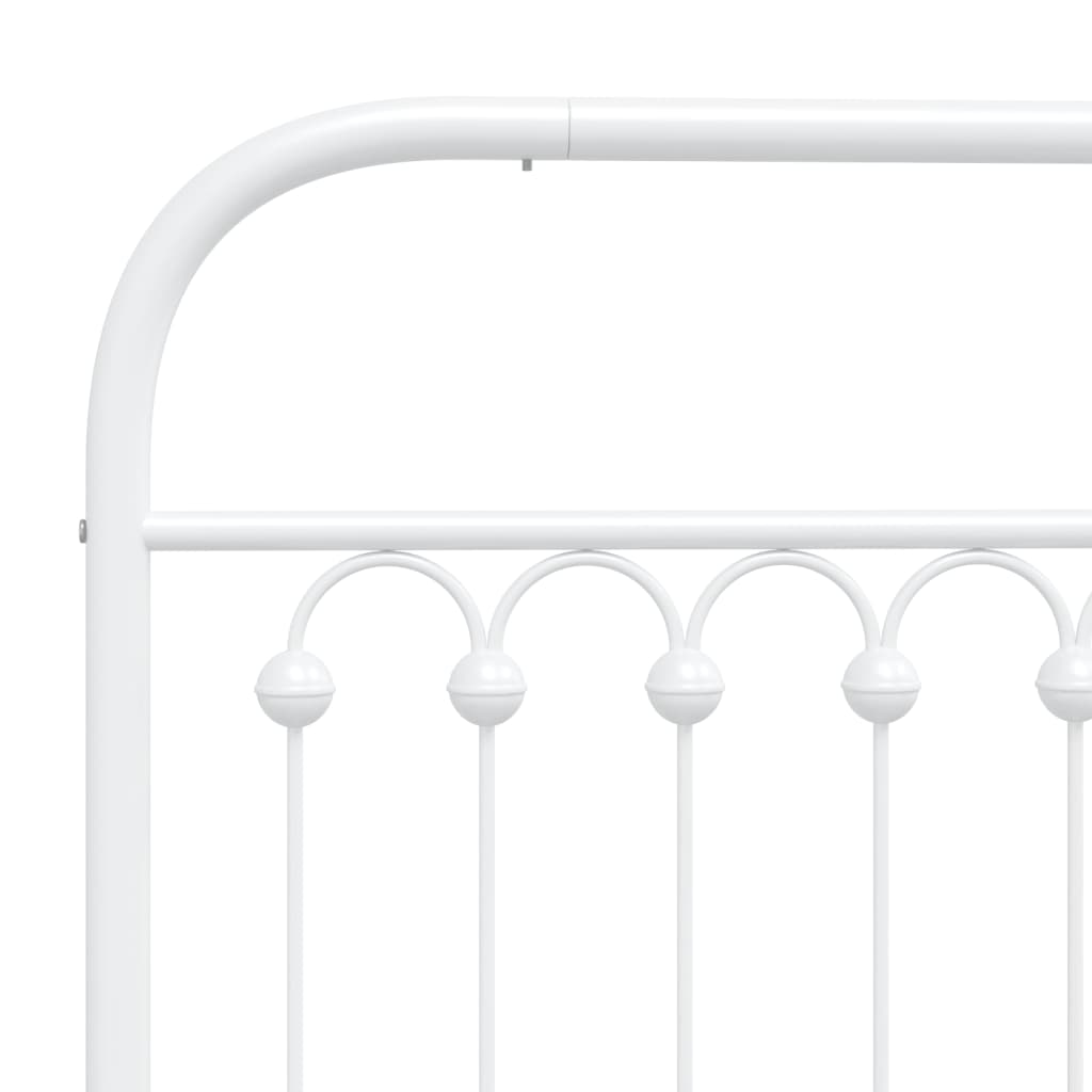 Metal Replace Headboard White 120 cm