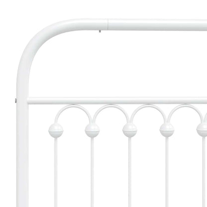Metal Replace Headboard White 135 cm
