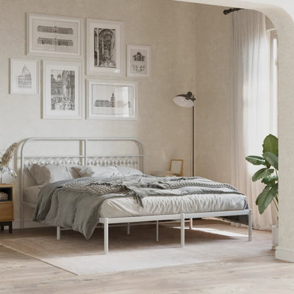 Metal Replace Headboard White 150 cm