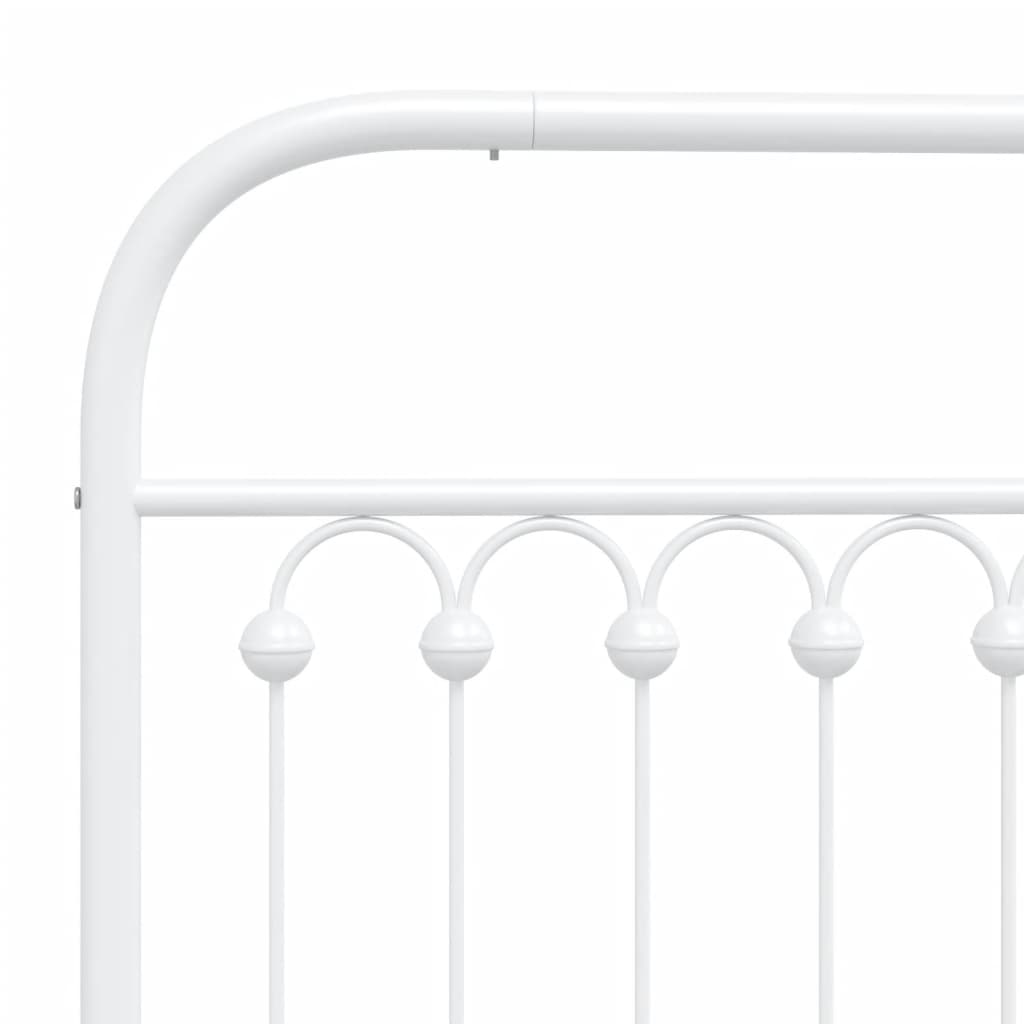 Metal Replace Headboard White 150 cm