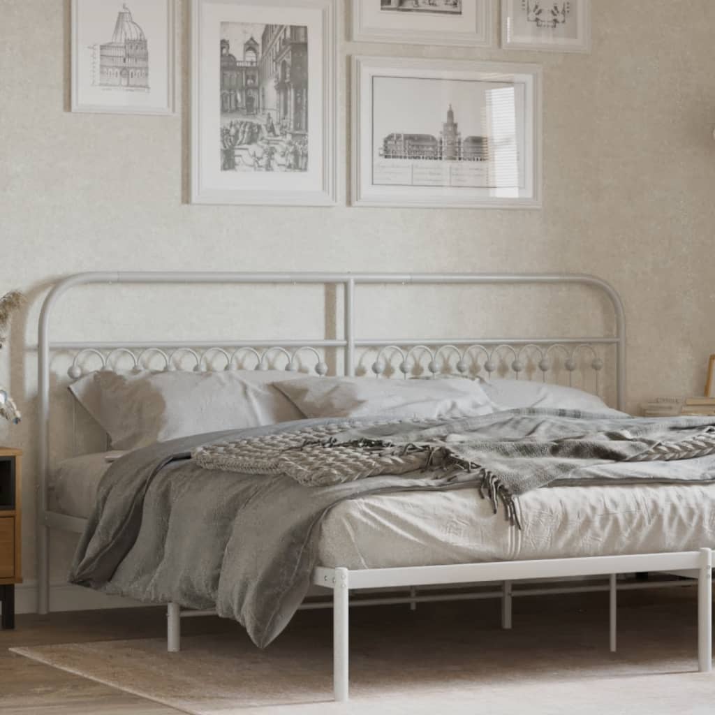 Metal Replace Headboard White 193 cm