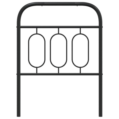 Metal Replace Headboard Black 75 cm