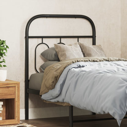 Metal Replace Headboard Black 75 cm