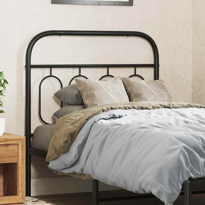 Metal Replace Headboard Black 80 cm