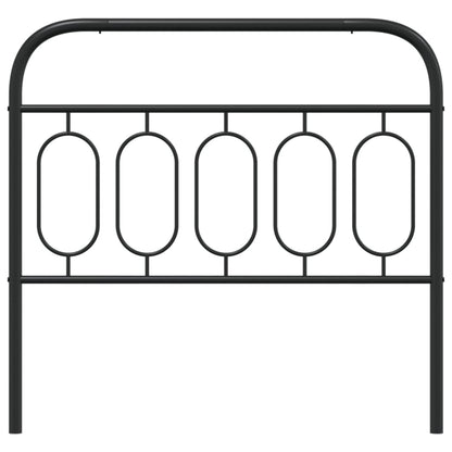 Metal Replace Headboard Black 100 cm
