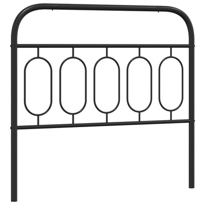 Metal Replace Headboard Black 107 cm