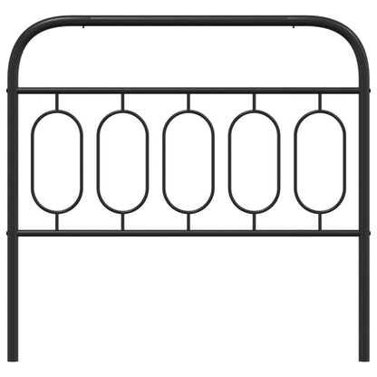 Metal Replace Headboard Black 107 cm