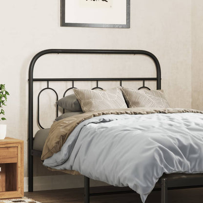 Metal Replace Headboard Black 107 cm