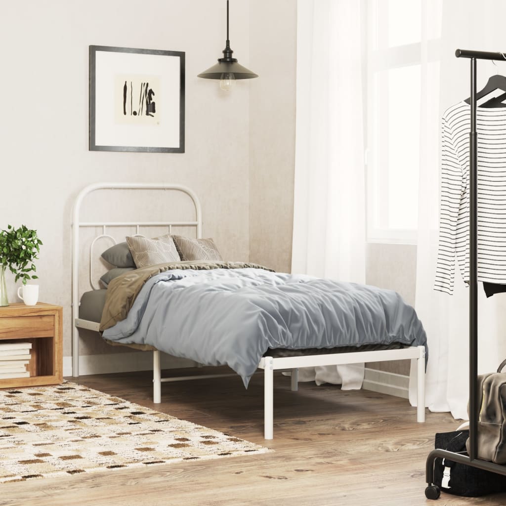Metal Replace Headboard White 75 cm