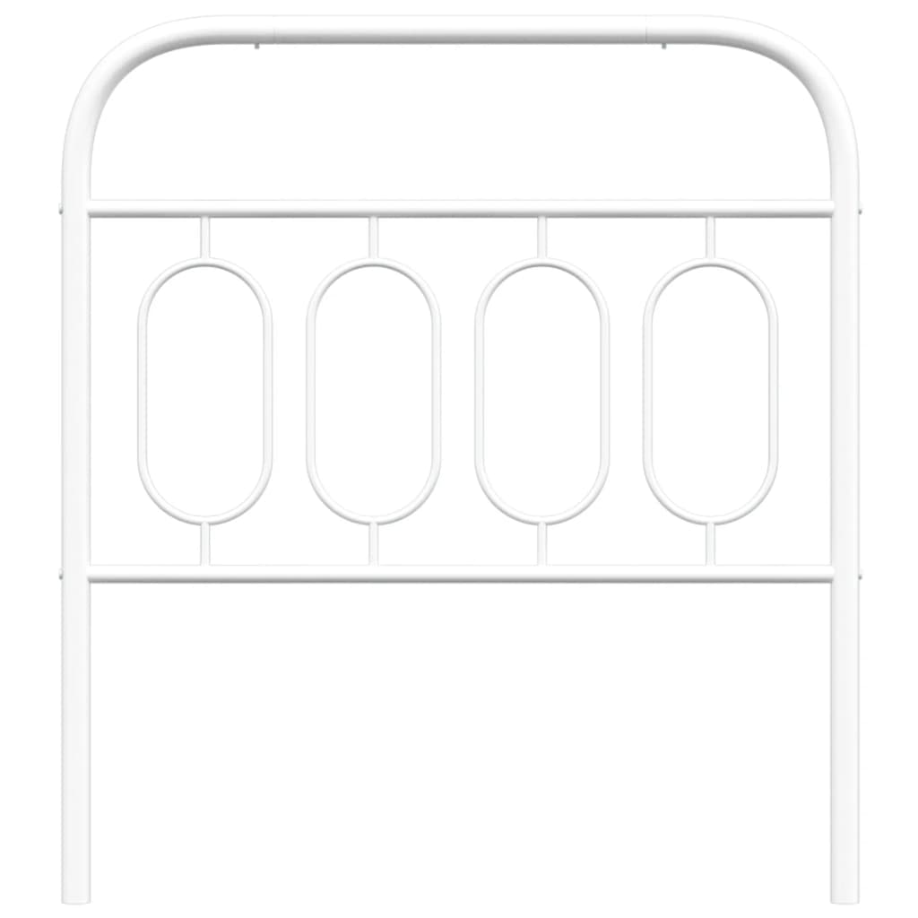 Metal Replace Headboard White 80 cm