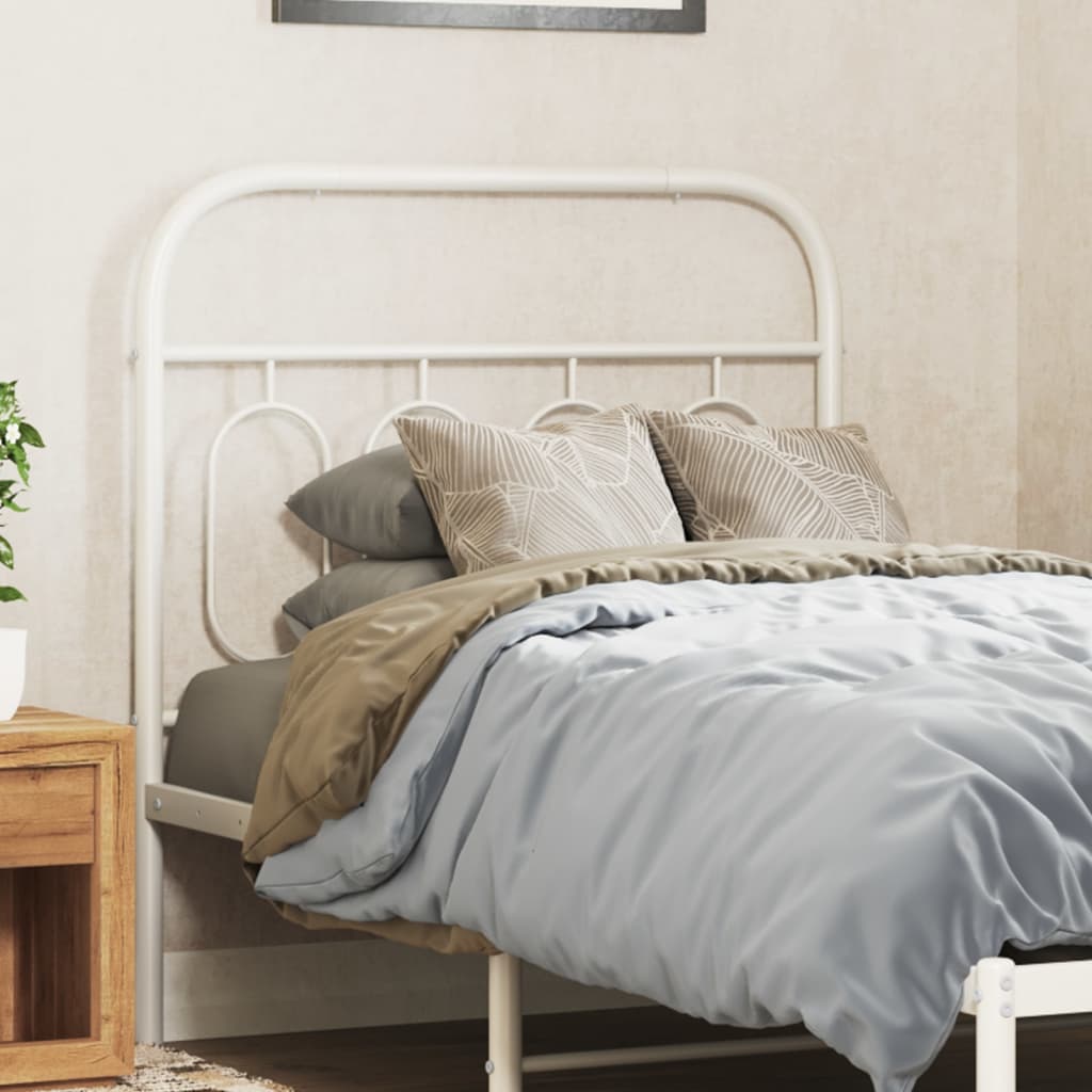 Metal Replace Headboard White 80 cm
