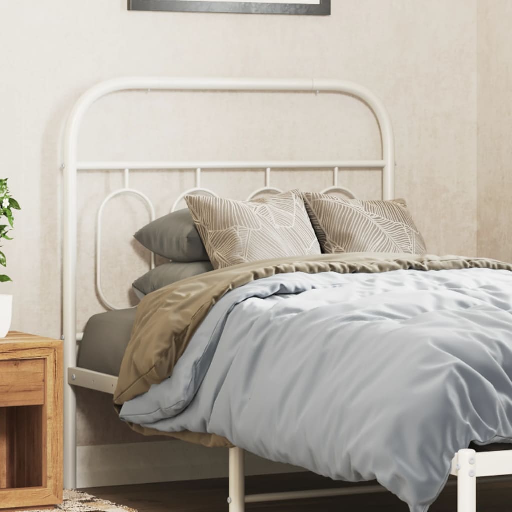Metal Replace Headboard White 90 cm