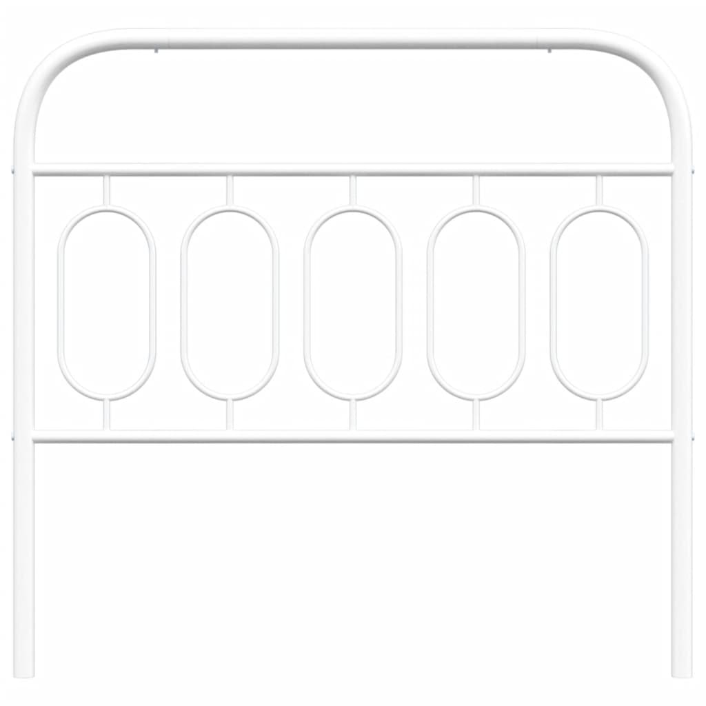 Metal Replace Headboard White 100 cm