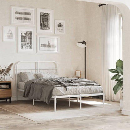 Metal Replace Headboard White 120 cm