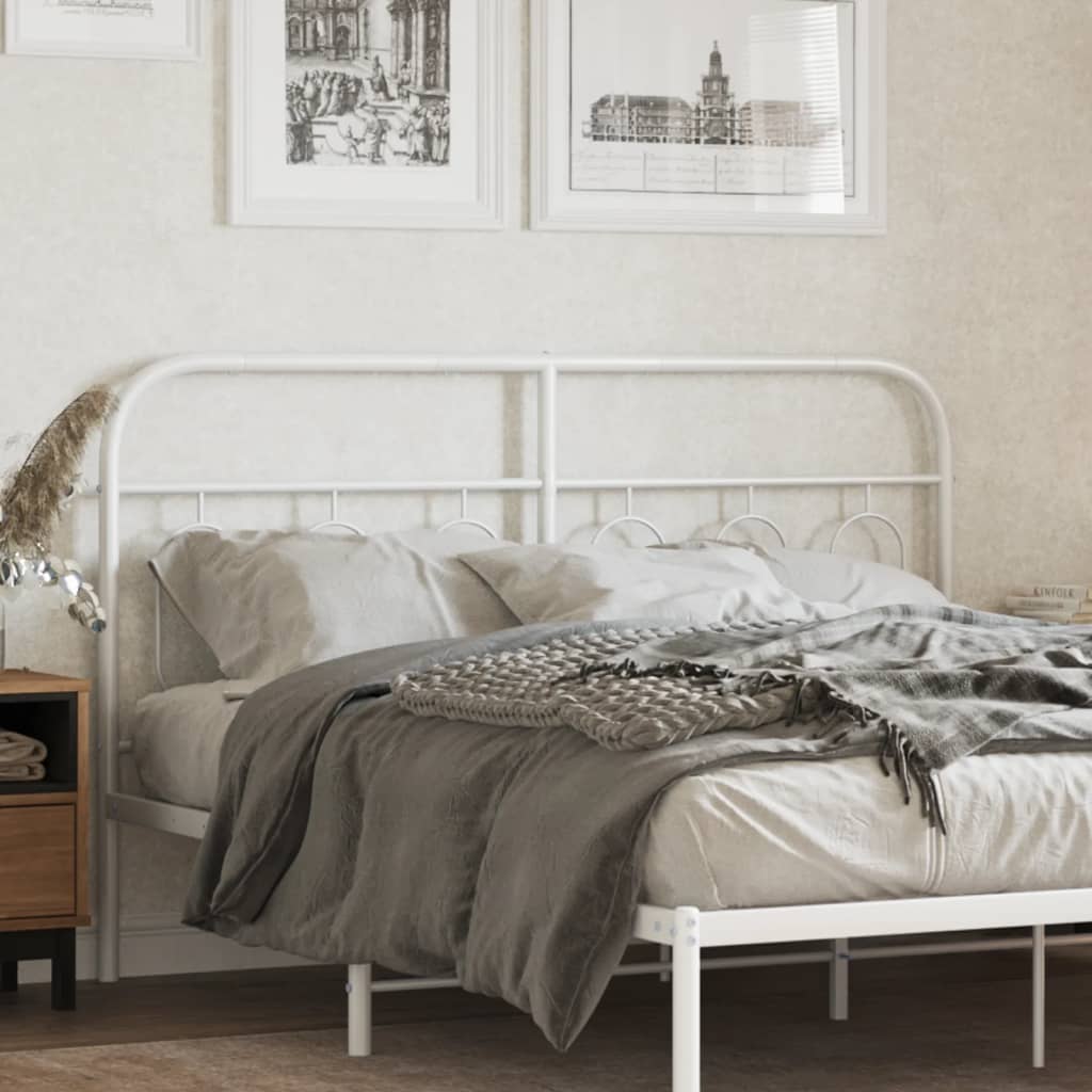 Metal Replace Headboard White 137 cm