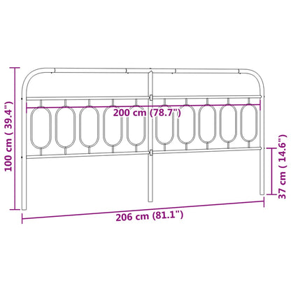 Metal Replace Headboard White 200 cm