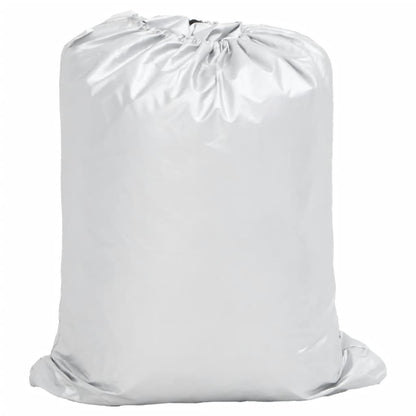 Car Cover for Sedan with Buckle Straps Full Silver XXL