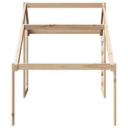 Kids'Bed Roof 198x97x113 cm Solid Wood Pine