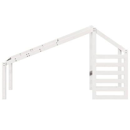 Kids'Bed Roof White 188x97x113 cm Solid Wood Pine