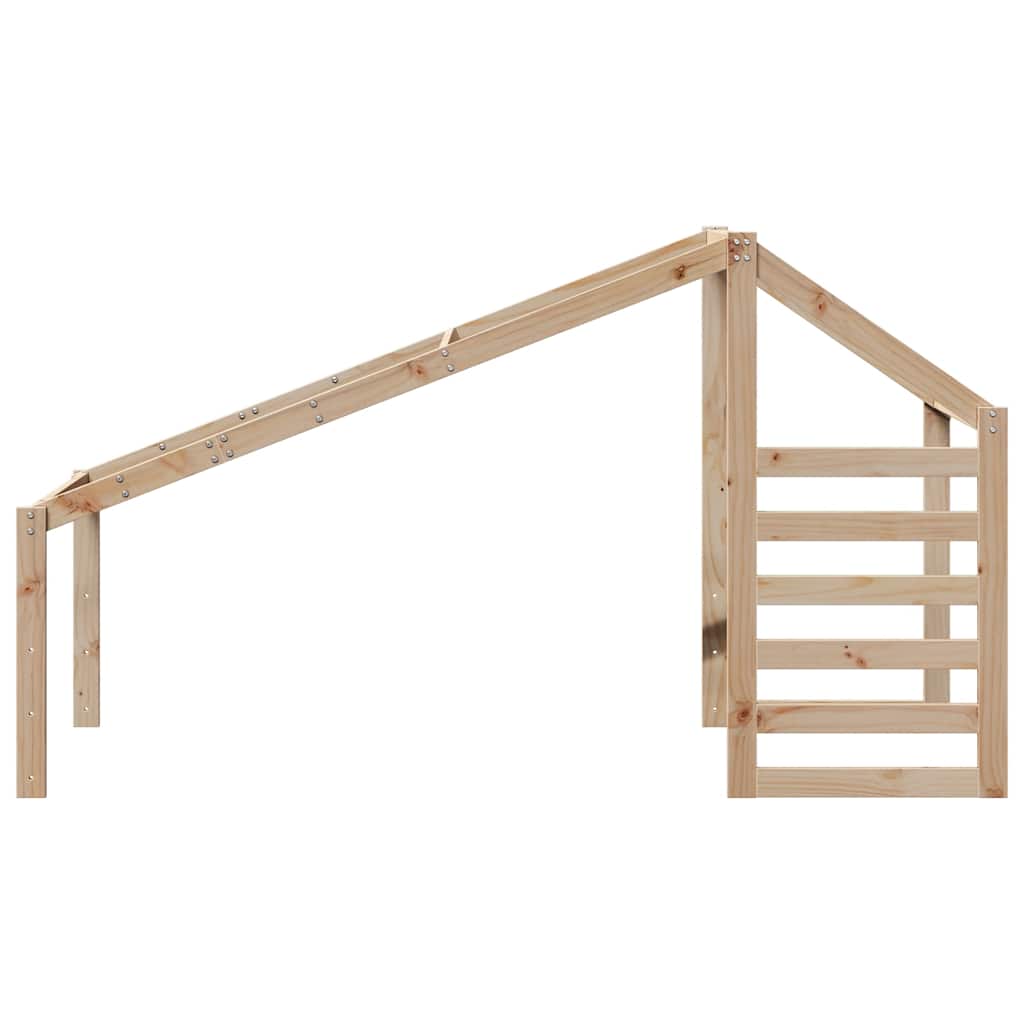 Kids'Bed Roof 188x82x113 cm Solid Wood Pine