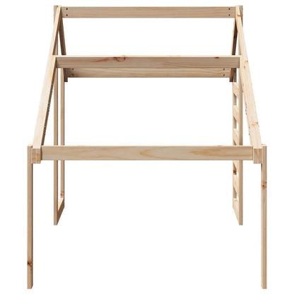 Kids'Bed Roof 188x82x113 cm Solid Wood Pine