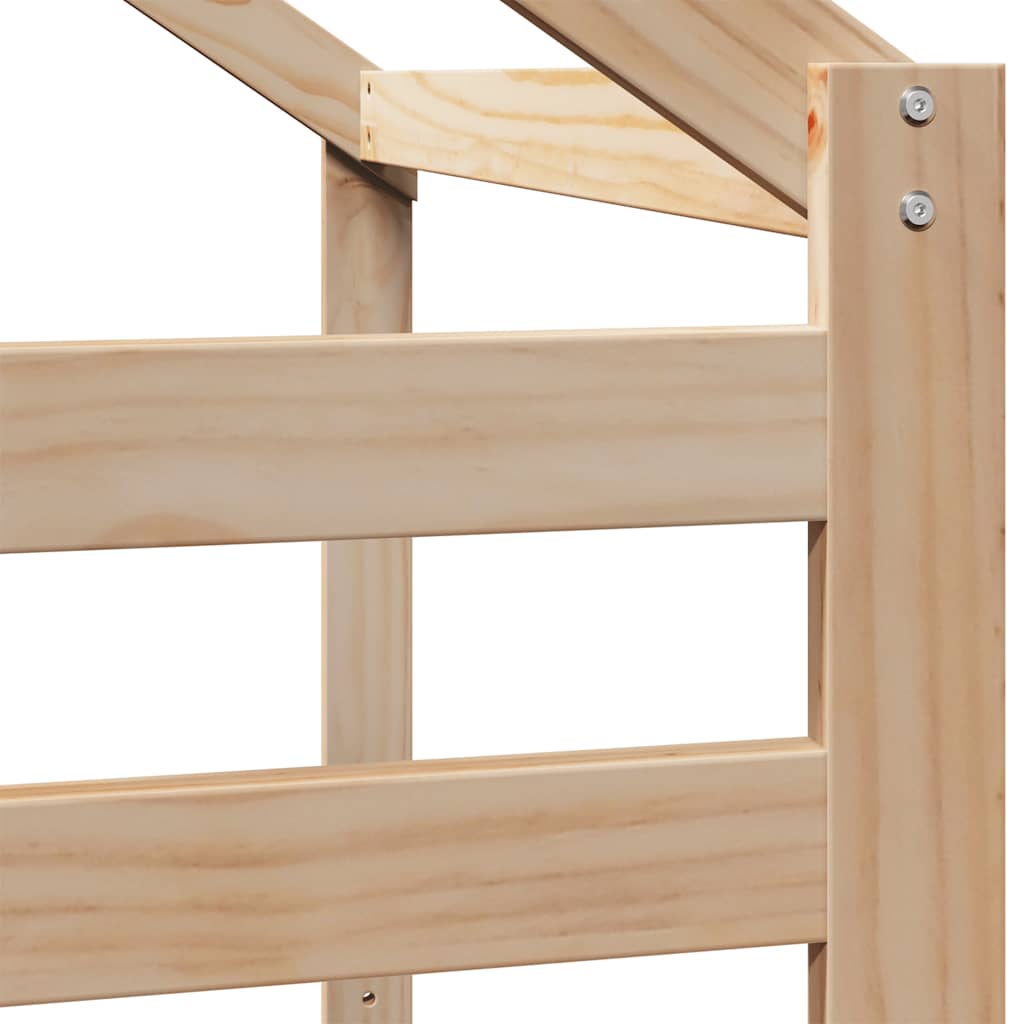 Kids'Bed Roof 188x82x113 cm Solid Wood Pine