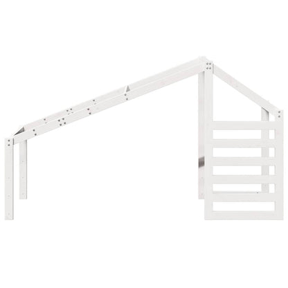 Kids'Bed Roof White 188x82x113 cm Solid Wood Pine