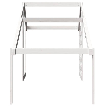 Kids'Bed Roof White 188x82x113 cm Solid Wood Pine