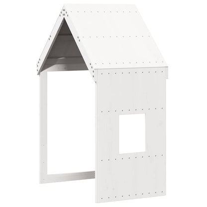 Kids'Bed Roof White 60x89x134,5 cm Solid Wood Pine