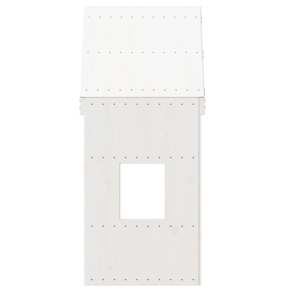 Kids'Bed Roof White 60x89x134,5 cm Solid Wood Pine