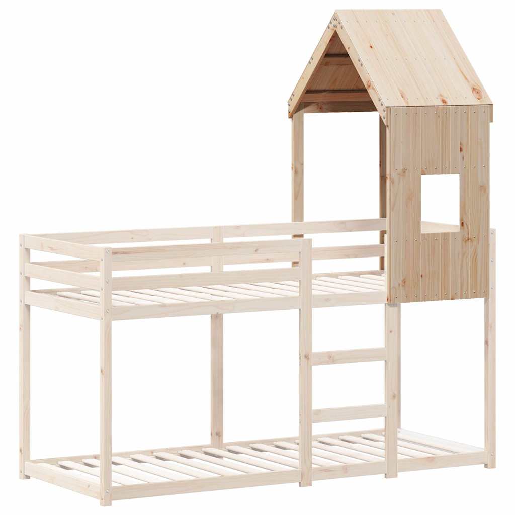 Kids'Bed Roof 60x99x139,5 cm Solid Wood Pine