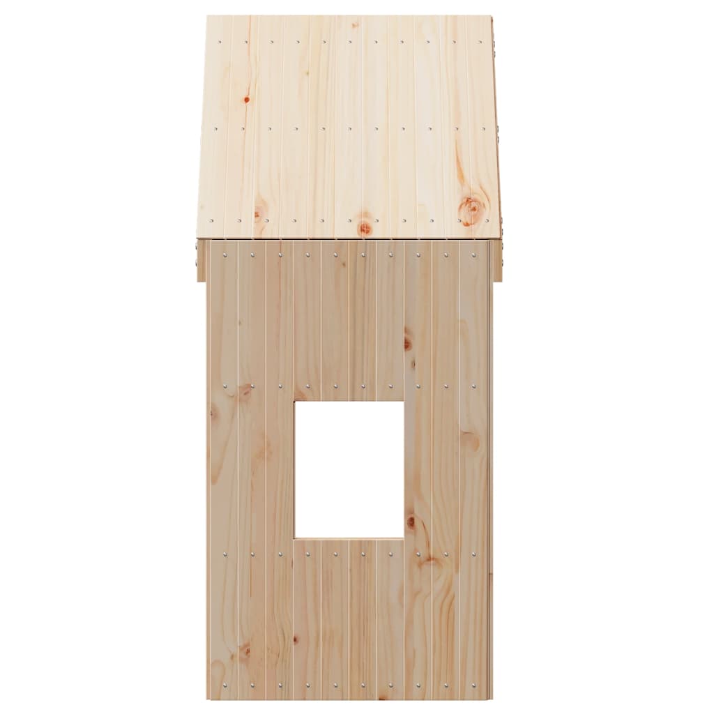 Kids'Bed Roof 60x99x139,5 cm Solid Wood Pine