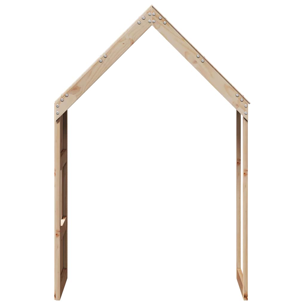 Kids'Bed Roof 60x99x139,5 cm Solid Wood Pine