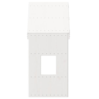 Kids'Bed Roof White 60x99x139,5 cm Solid Wood Pine