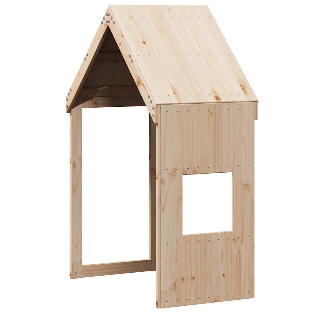 Kids'Bed Roof 55x99x139,5 cm Solid Wood Pine