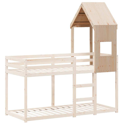 Kids'Bed Roof 55x99x139,5 cm Solid Wood Pine