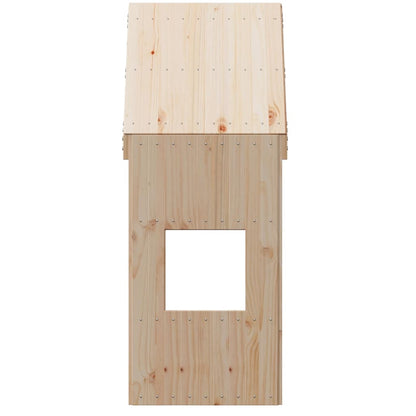 Kids'Bed Roof 55x99x139,5 cm Solid Wood Pine