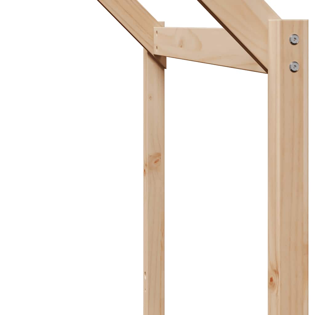 Kids'Bed Roof 213x95,5x144,5 cm Solid Wood Pine
